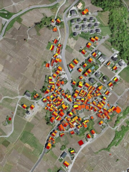 le village vue solaire